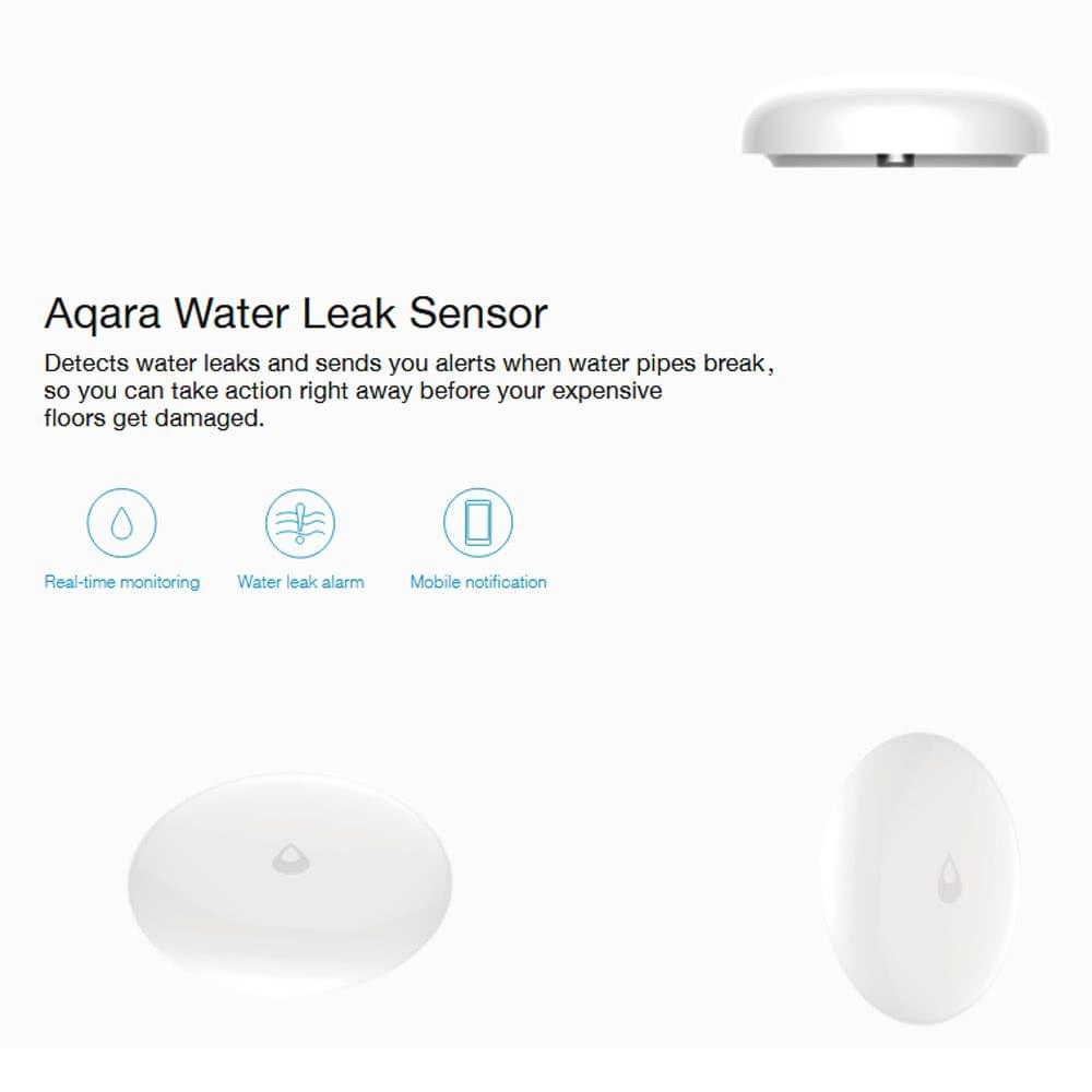 Xiaomi Mijia Aqara Water Leak Sensor Flood Water Leak Detector IP67 Waterproof for Home Remote Alarm Security Soaking Sensor