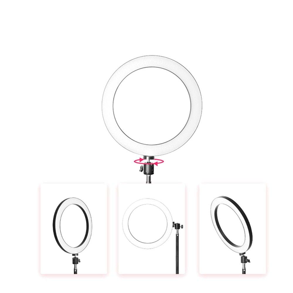 Photography LED Selfie Round Light Lighting Dimmable Wide Dimming Range Lights for Camera Photo Selfie Photography