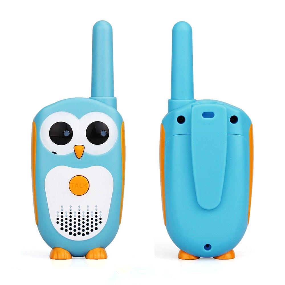 2PCS Retevis RT30 Children Radio Set Civilian Handheld Owl-like Intercom 1 Channel UHF 446.09375MHz Kids Toy PMR License-free Walkie Talkie