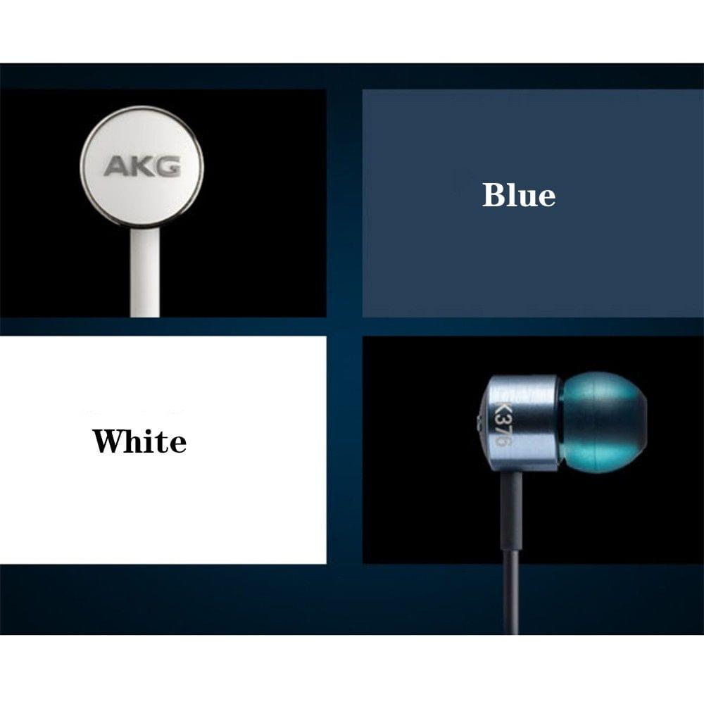 AKG K376 High-performance In-ear Headset with One Button In-Line Mic and Controls Blue