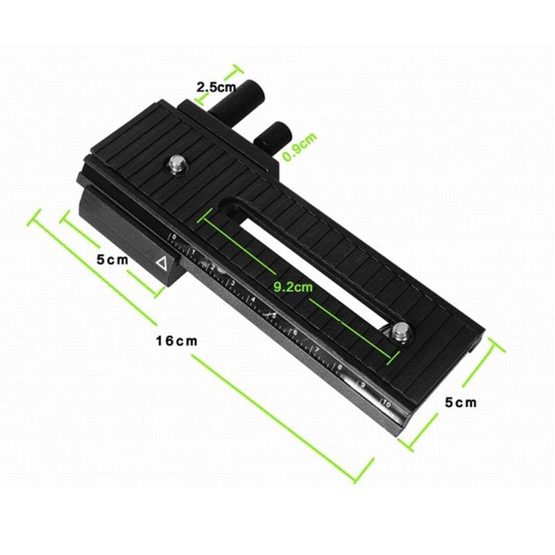 2-way Macro Shot Focusing Focus Rail Slider for Ca150n Nikon Sony Olympus Pentax Camera D-SLR