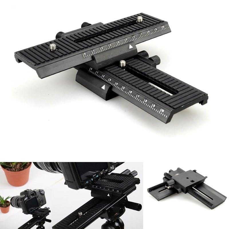 2-way Macro Shot Focusing Focus Rail Slider for Ca150n Nikon Sony Olympus Pentax Camera D-SLR