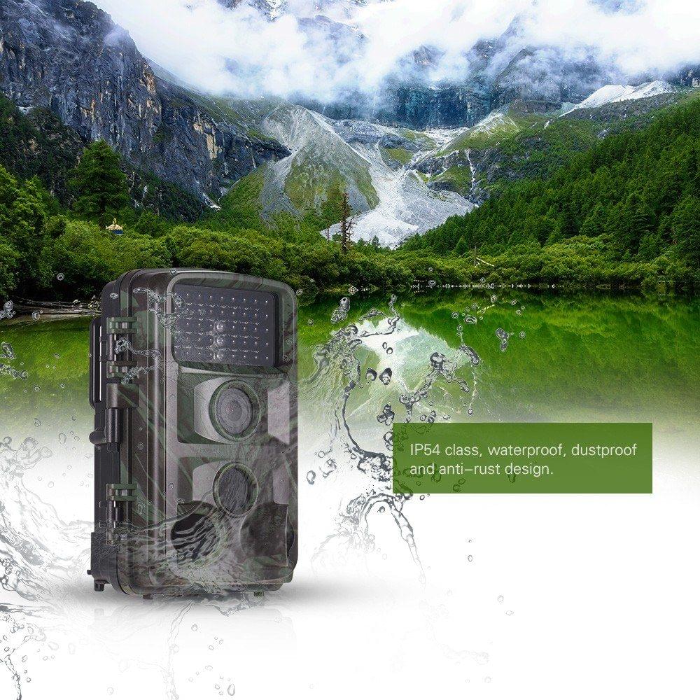 Digital Trail Camera 12MP 1080P Night Vision Waterproof Hunting Scouting Cam