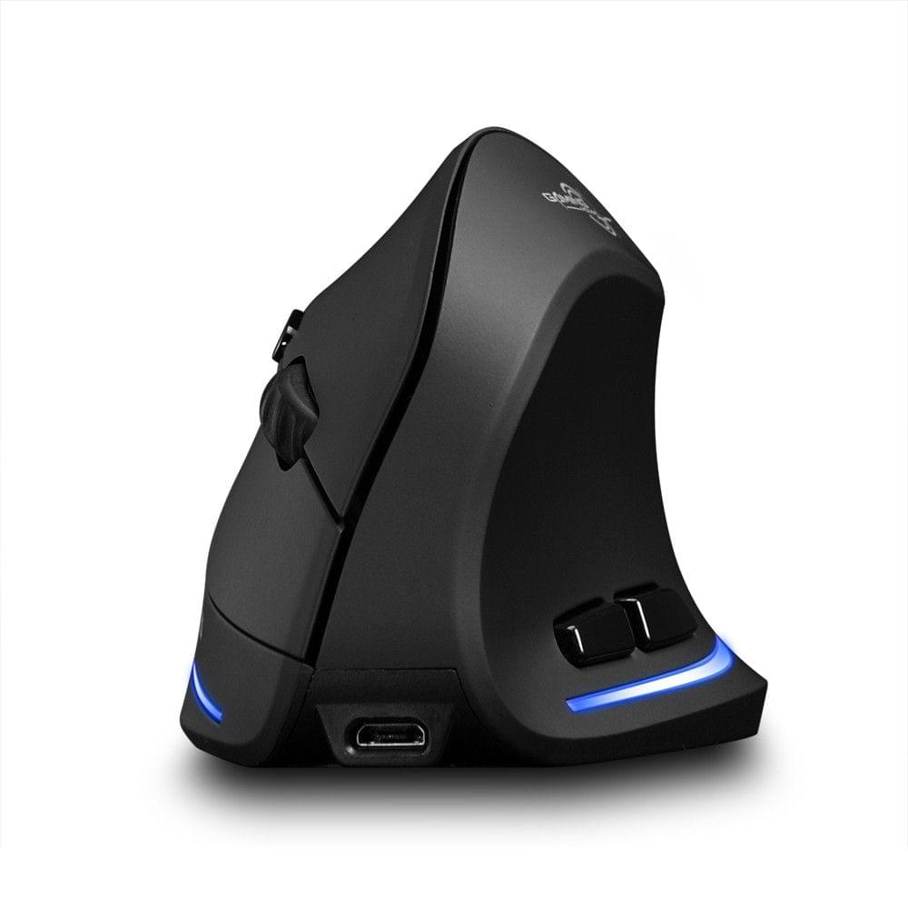 Zelotes F-35 Wireless Vertical Mouse Rechargeable 2400 DPI Optional