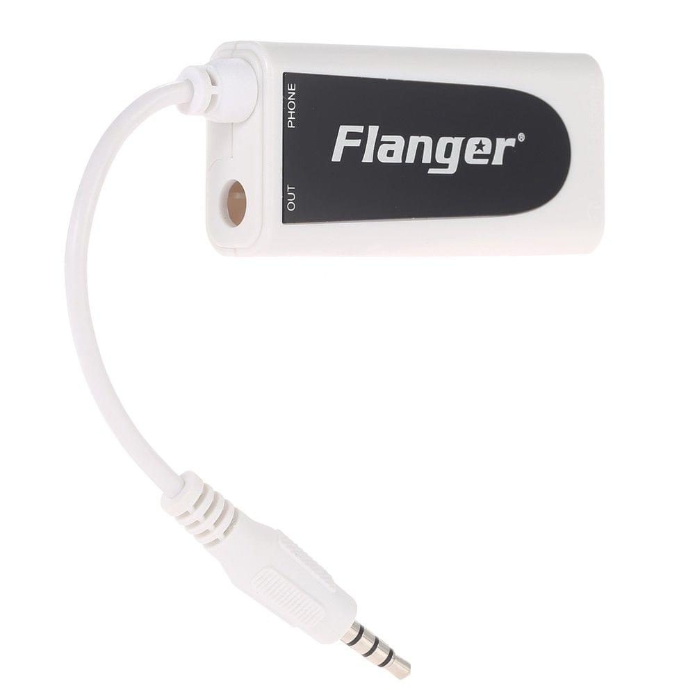 White Guitar Bass to Android Apple iPhone iPad iPod Touch Music Converter Adapter