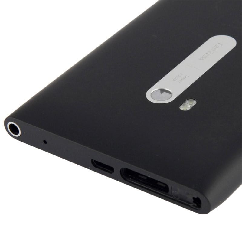 Housing Battery Back Cover With Side Button Flex Cable for Nokia Lumia 900 (White)