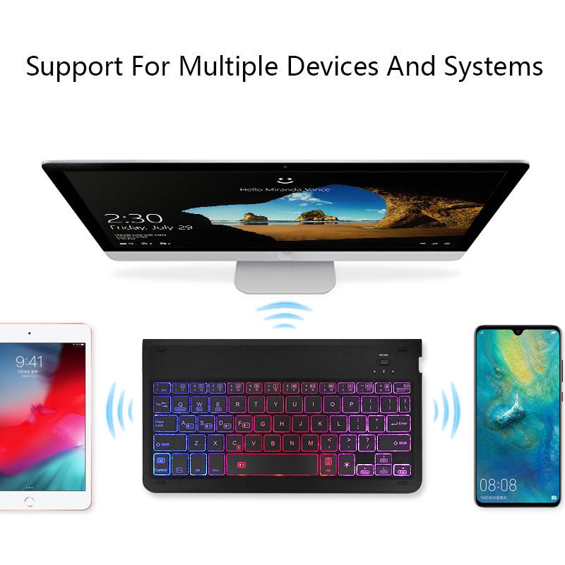 Fold Cell Phone Keyboard for Oppo Find N / vivo X Fold / honor Magic Vs / V Bluetooth Keyboard Case with Backlit, Mouse