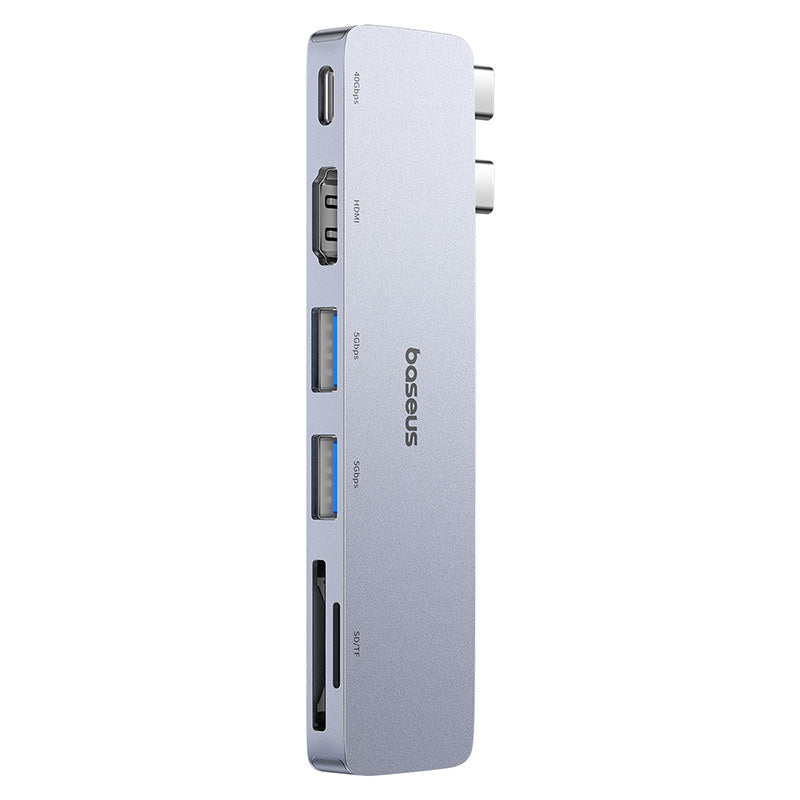 BASEUS UltraJoy Series Type-C to Thunderbolt 3 / 4+HD4K@30Hz+2XUSB3.0+SD3.0+TF3.0 USB Hub Docking Station