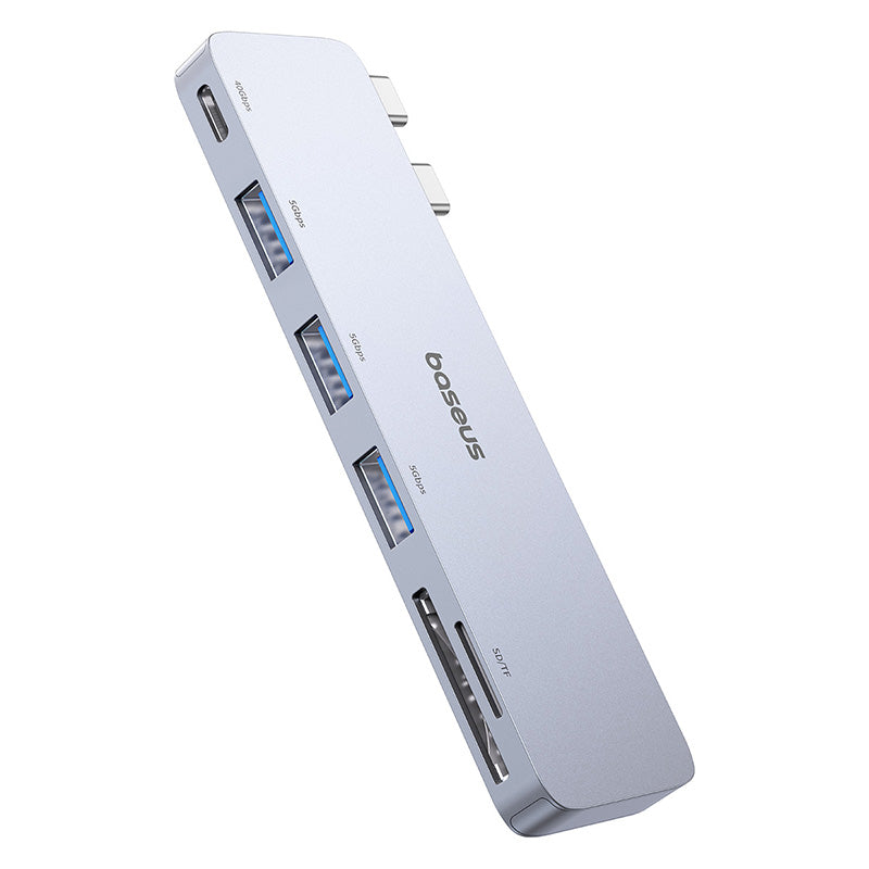 BASEUS  UltraJoy Series Cordless Type-C Hub with USB-C 40Gbps+3xUSB 3.0+2 Card Reader Slots