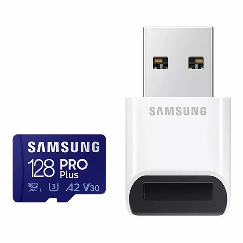 SAMSUNG 128GB TF Card U3 V30 Memory Card+160MB / s USB 3.0 Card Reader Set