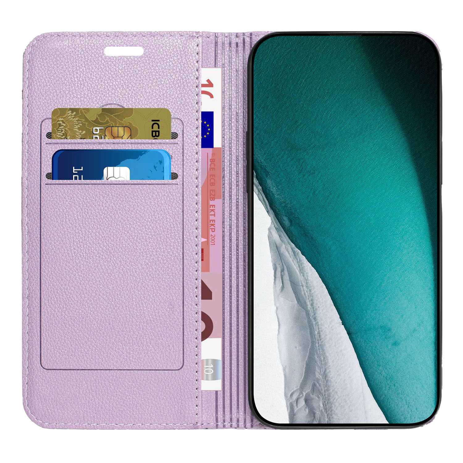 For Samsung Galaxy S20 FE 4G / FE 5G / S20 Lite / S20 FE 2022 Rhombus Embossing Litchi Texture RFID Blocking Phone Case PU Leather Stand Wallet Cover - Purple