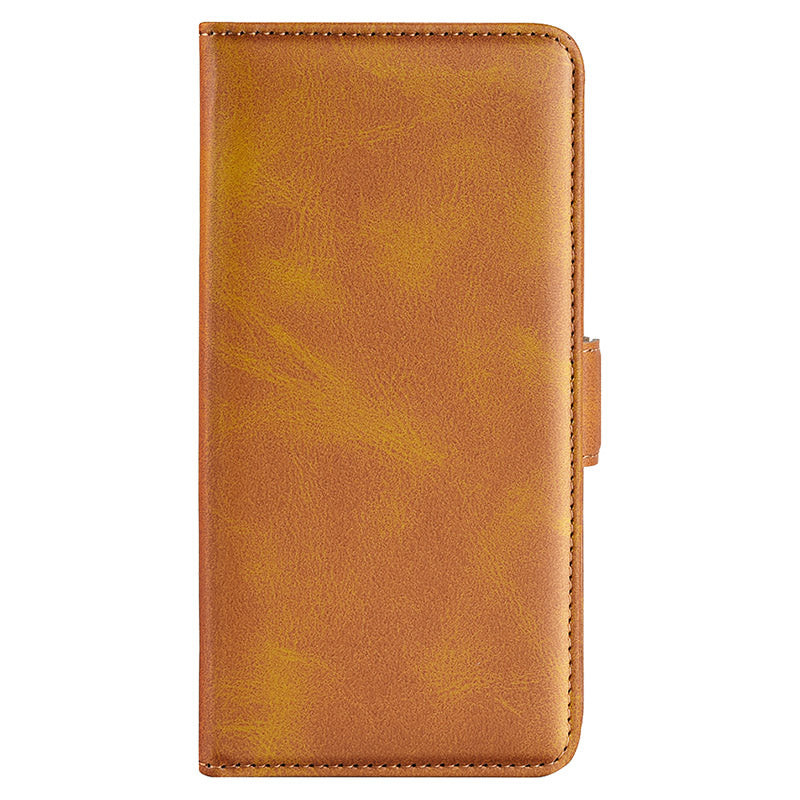 For iPhone 16 Case Folio Flip Leather Wallet Stand Phone Cover - Yellow