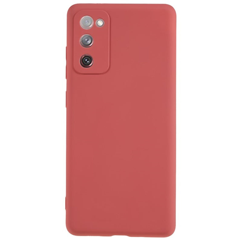 WANLONFENG RB1 Series For Samsung Galaxy S20 FE / S20 FE 5G / S20 FE 2022 / S20 Lite Cases TPU Phone Cover - Hawthorn Red