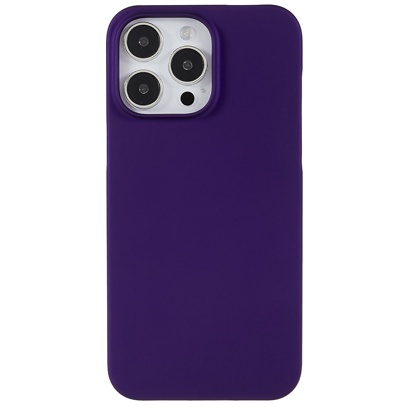 For iPhone 16 Pro Max Case PC Matte Skin-Touch Antifinger-Print Phone Back Cover - Purple