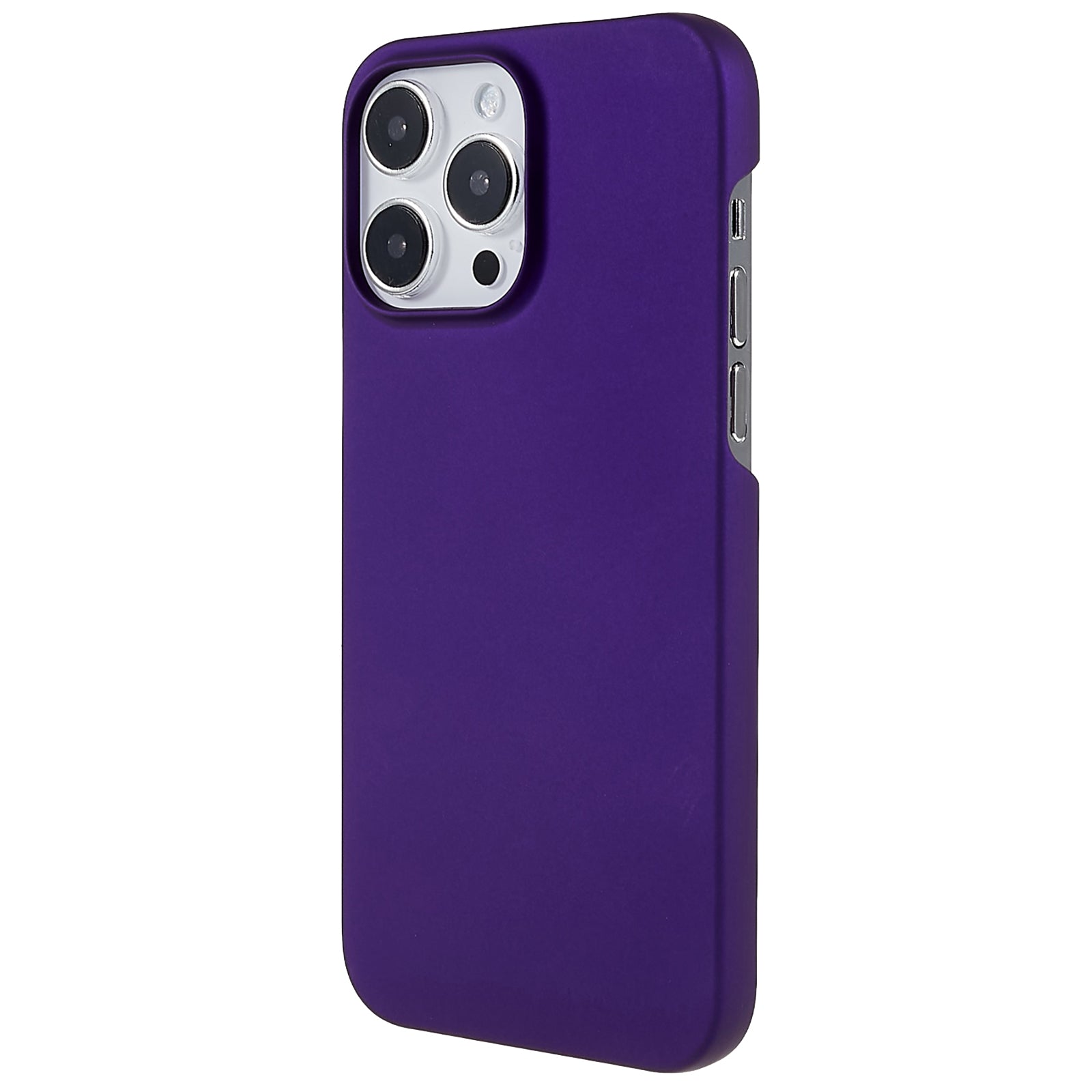 For iPhone 16 Pro Max Case PC Matte Skin-Touch Antifinger-Print Phone Back Cover - Purple