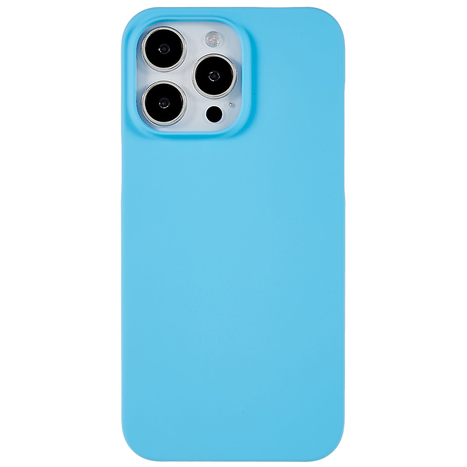 For iPhone 16 Pro Max Case PC Matte Skin-Touch Antifinger-Print Phone Back Cover - Sky Blue