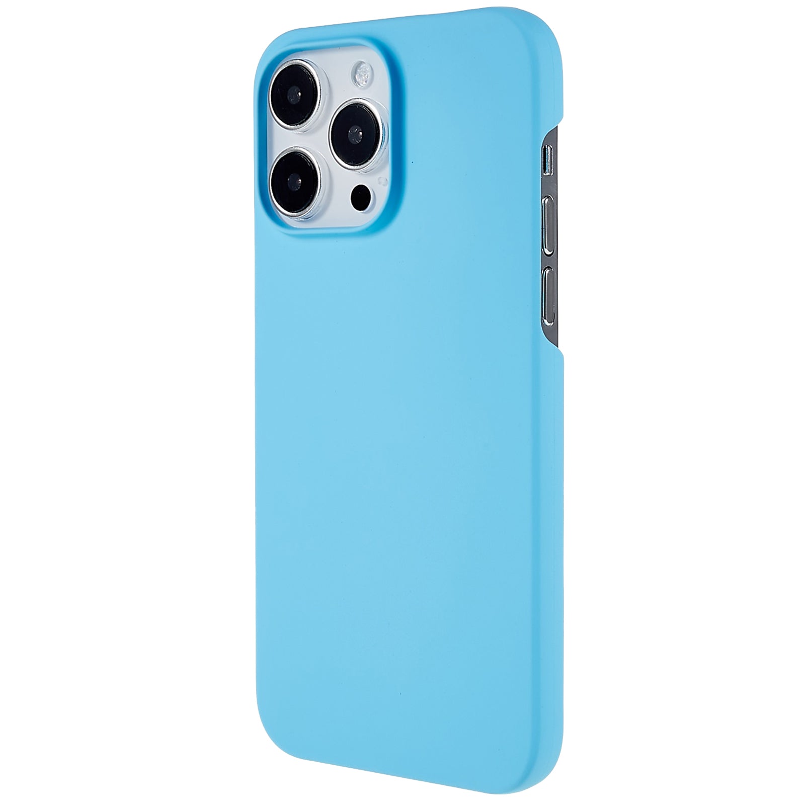 For iPhone 16 Pro Max Case PC Matte Skin-Touch Antifinger-Print Phone Back Cover - Sky Blue