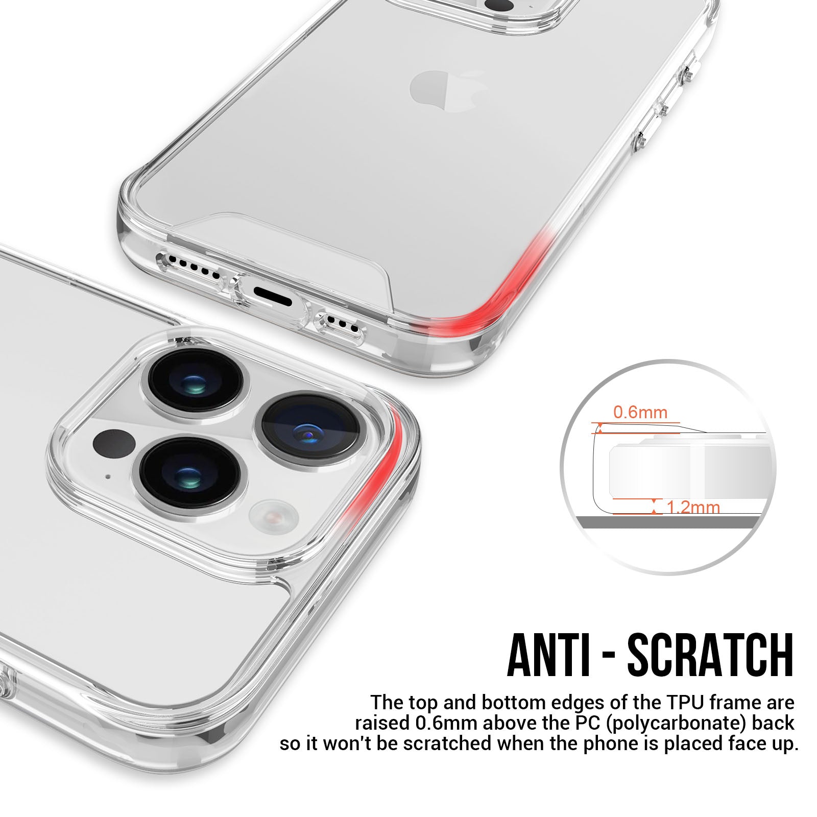 Space Series For Apple iPhone 16 Pro Max Case TPU+PC Anti-Scratch Clear Cover