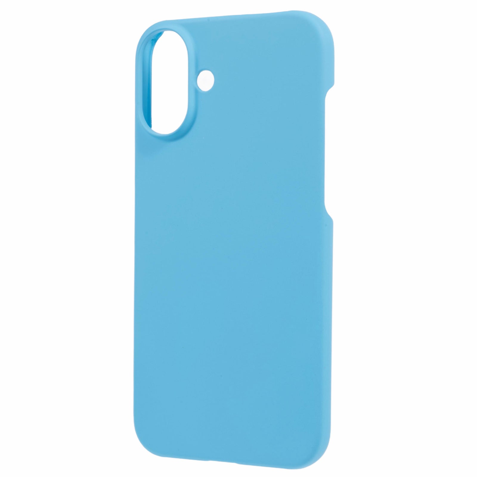 For iPhone 16 Plus Case Skin-Touch Feeling Matte Anti-scratch Hard PC Phone Cover - Sky Blue