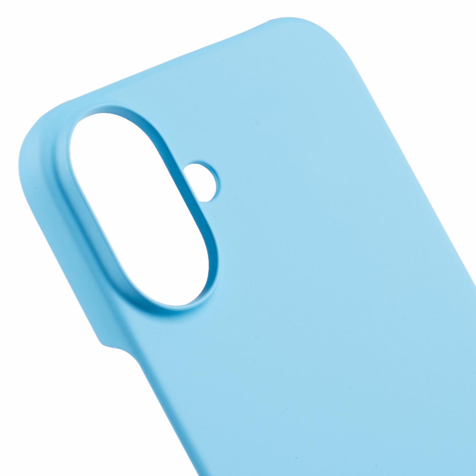 For iPhone 16 Plus Case Skin-Touch Feeling Matte Anti-scratch Hard PC Phone Cover - Sky Blue