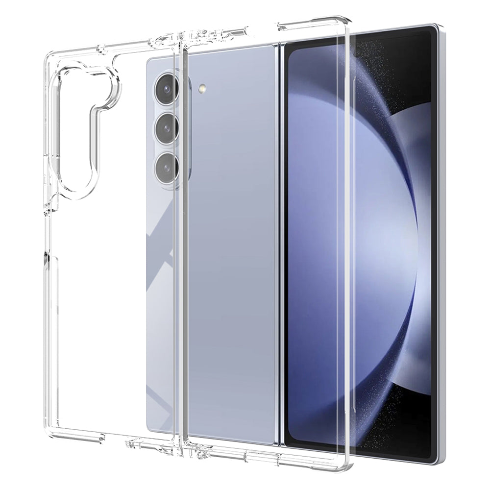 For Samsung Galaxy Z Fold6 5G Clear Case TPU+Acrylic Anti-Scratch Phone Cover