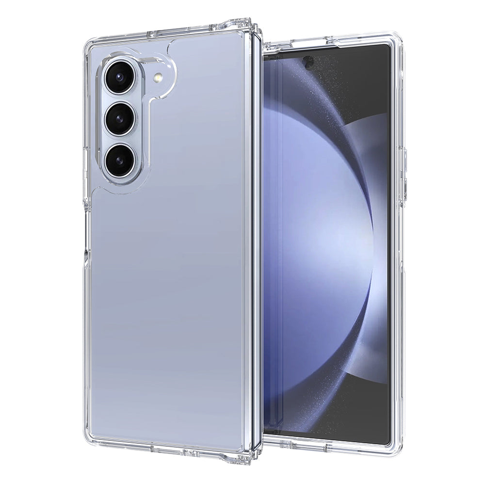 For Samsung Galaxy Z Fold6 5G Clear Case TPU+Acrylic Anti-Scratch Phone Cover