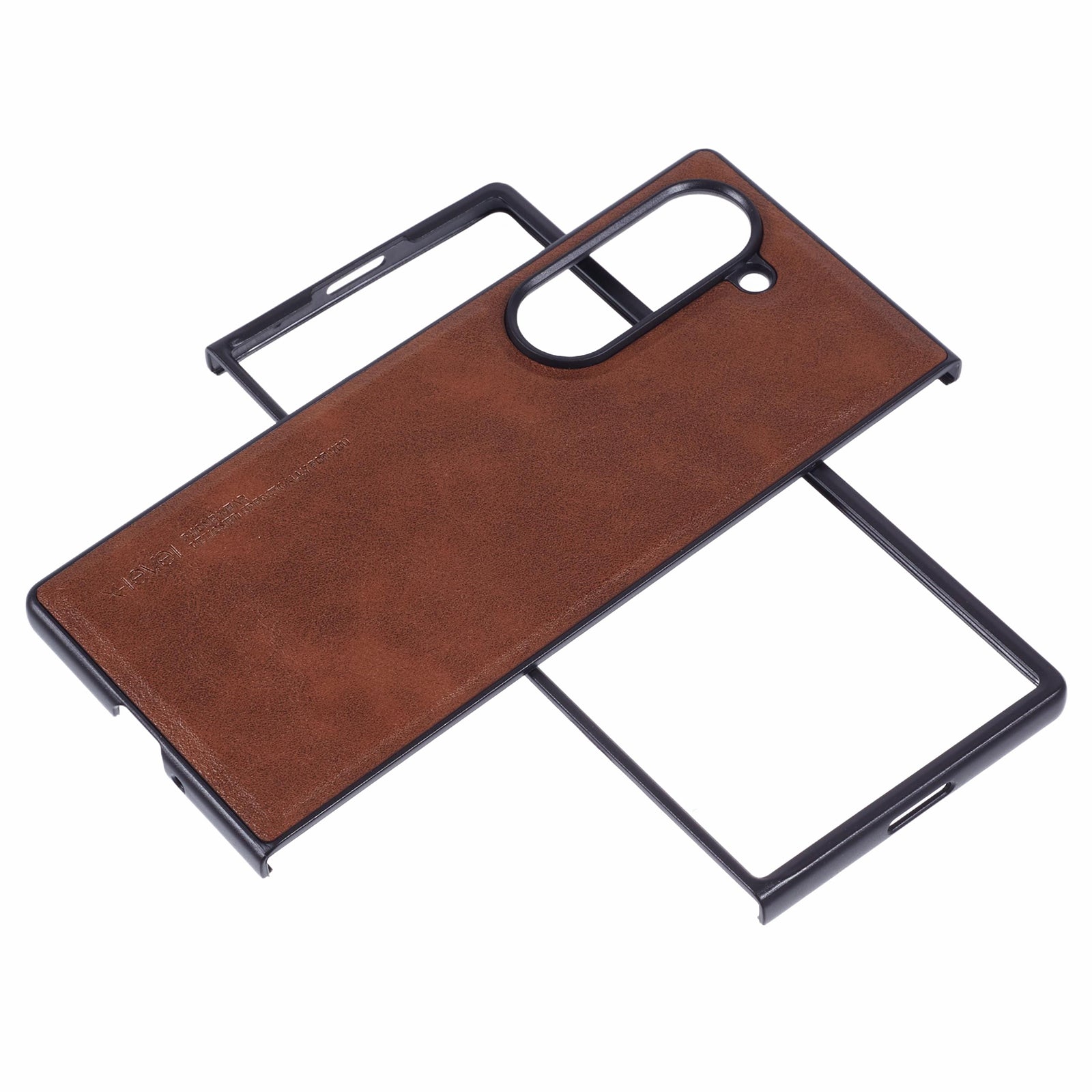 X-LEVEL Bojue-3 Series For Samsung Galaxy Z Fold6 5G Case Leather+TPU+PC Phone Cover - Brown