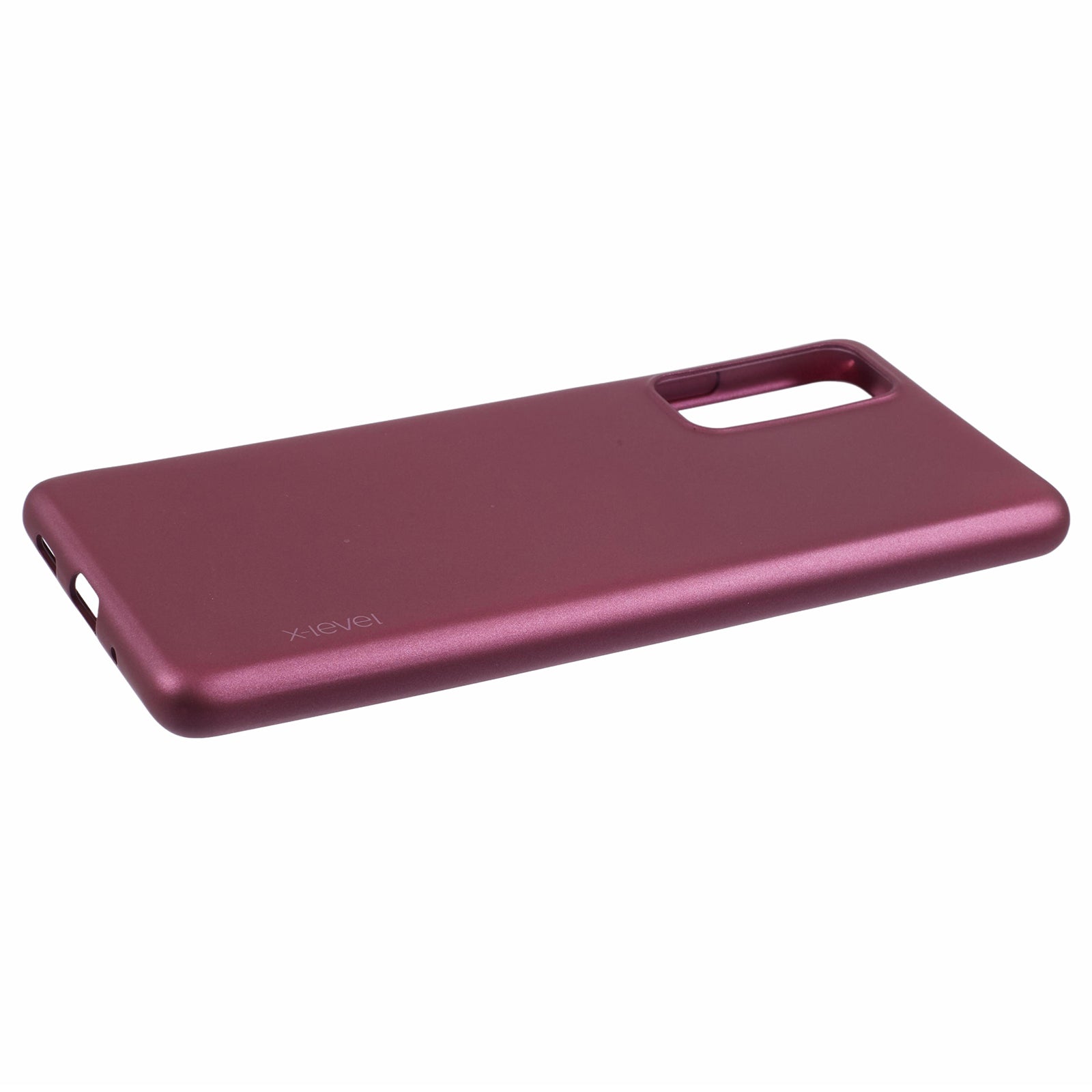 X-LEVEL Guardian Series For Samsung Galaxy S20 FE 5G / S20 FE / S20 FE 2022 / S20 Lite Cases Matte TPU Phone Cover - Wine Red