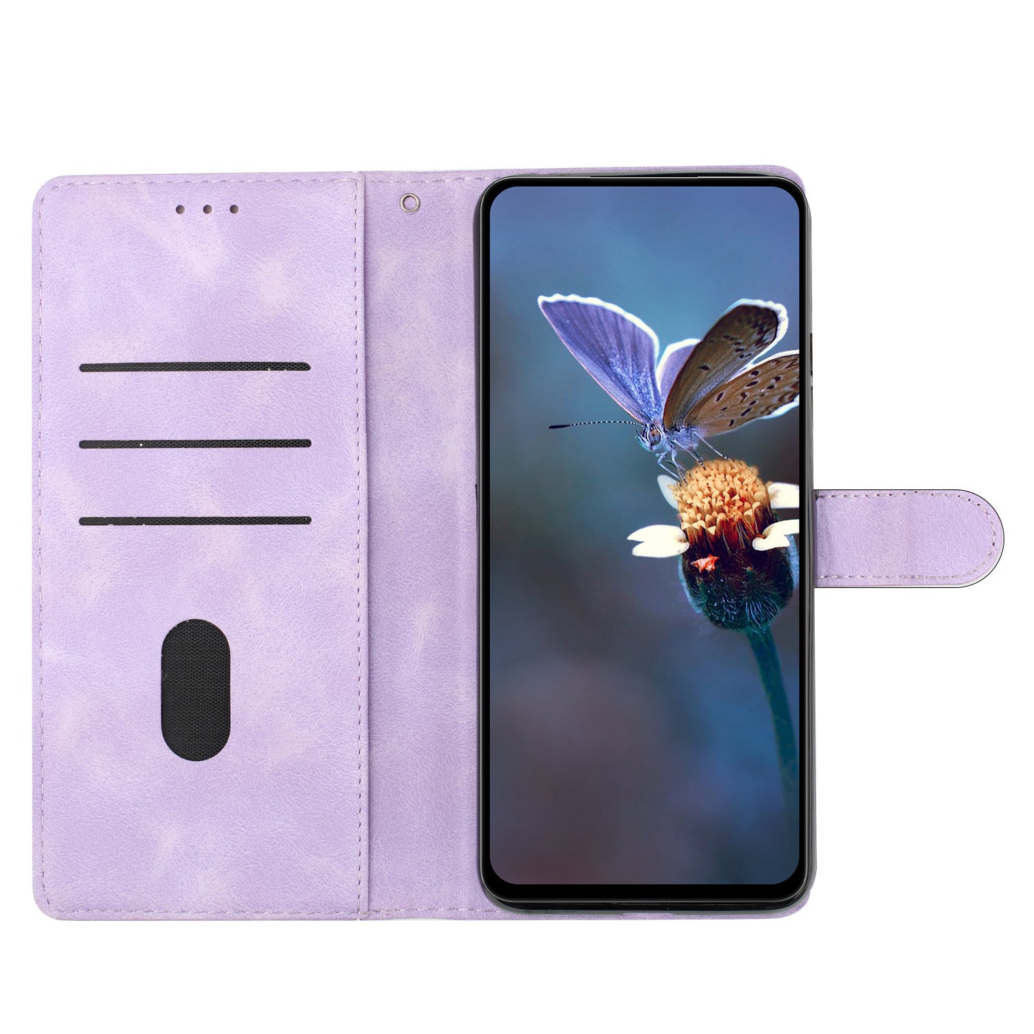 For Samsung Galaxy S20 FE / S20 FE 5G / S20 FE 2022 / S20 Lite Case Sakura Butterfly Imprint Leather Wallet Phone Cover - Purple