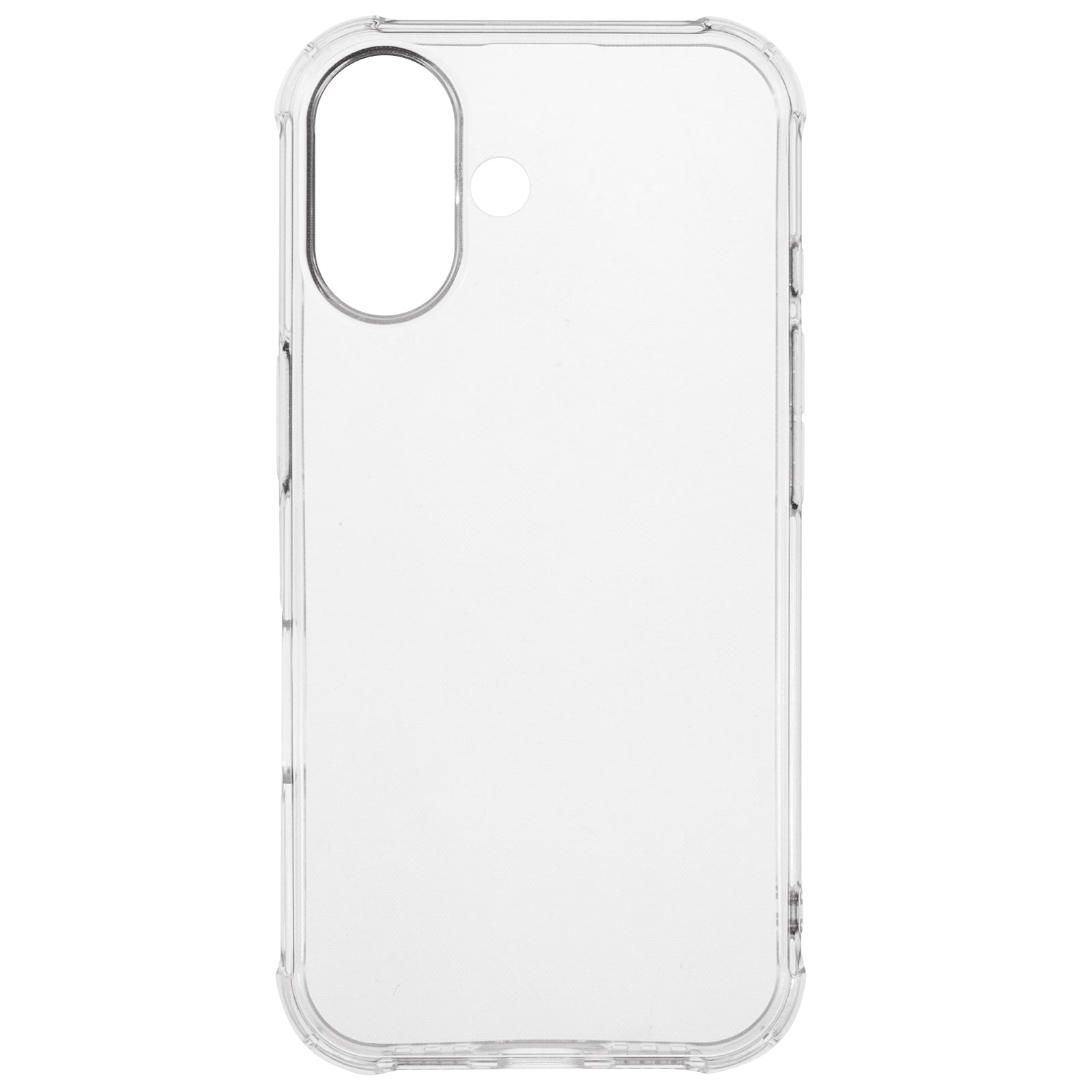 For iPhone 16 Wholesale Phone Cases Clear TPU Drop-Proof Phone Cover (Big Rear Lens Cutout)