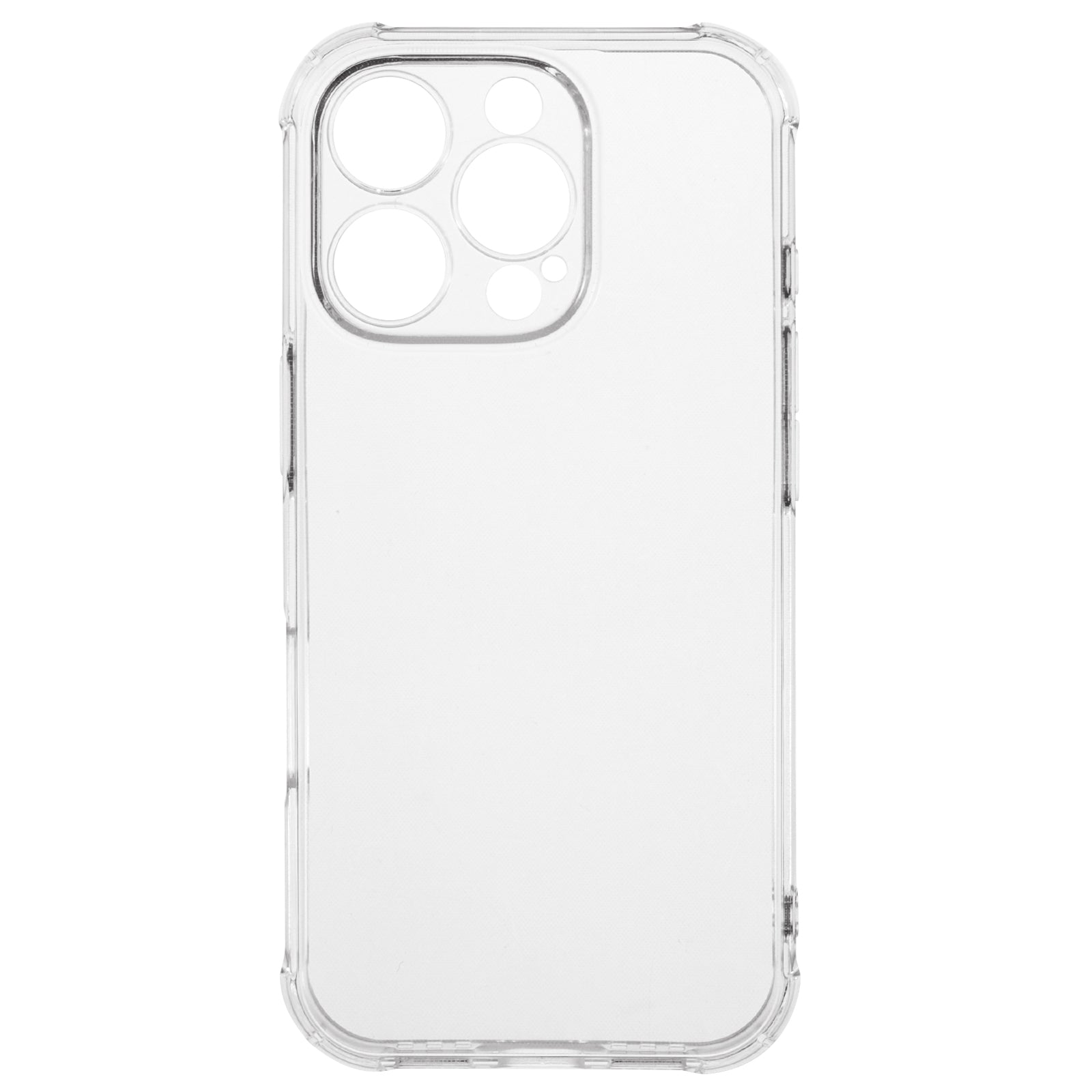 Wholesale Phone Case for iPhone 16 Pro Max Clear TPU Cell Phone Cover (Precise Rear Lens Cutout)