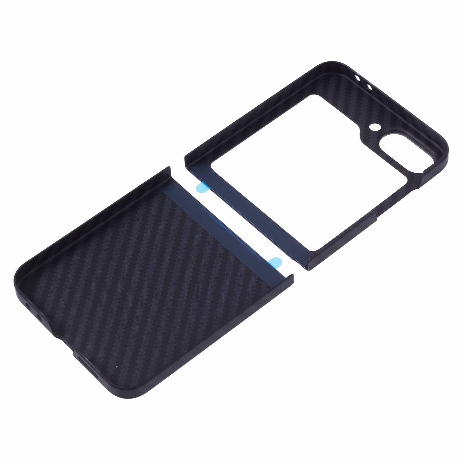 X-LEVEL For Samsung Galaxy Z Flip6 5G Mobile Phone Case Carbon Fiber Texture PC Mobile Phone Back Cover