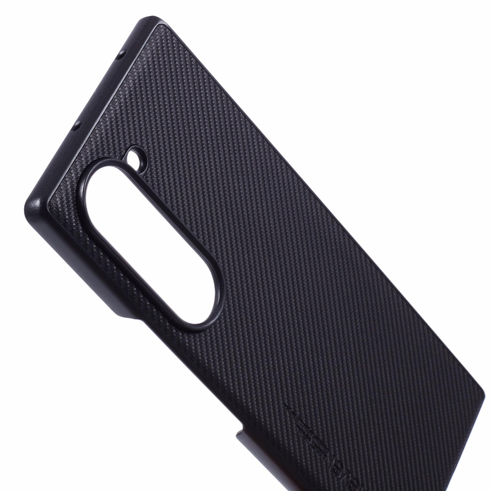 X-LEVEL For Samsung Galaxy Z Fold6 5G Carbon Fiber PU Leather Coated PC Cell Phone Case - Black