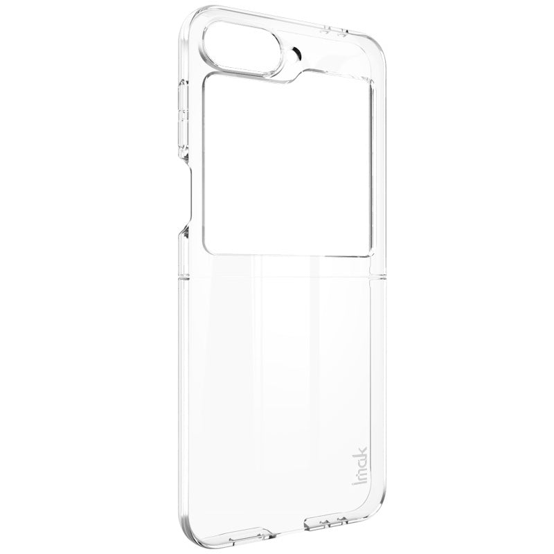 IMAK Crystal Case II Pro for Samsung Galaxy Z Flip6 5G Clear Case Two-Piece PC Phone Cover (Upper Cover+Lower Cover)