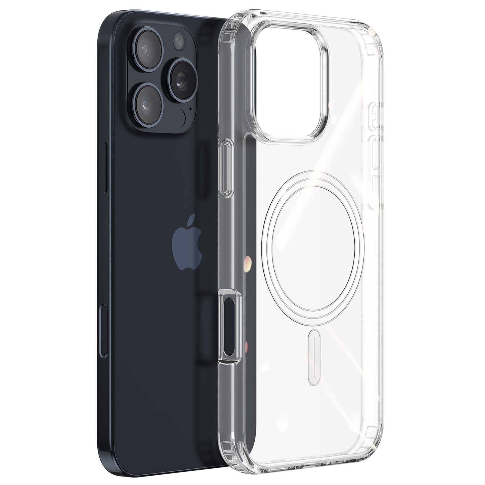 DUX DUCIS Clin Series for iPhone 16 Pro Case Compatible with MagSafe PC+TPU Clear Phone Cover