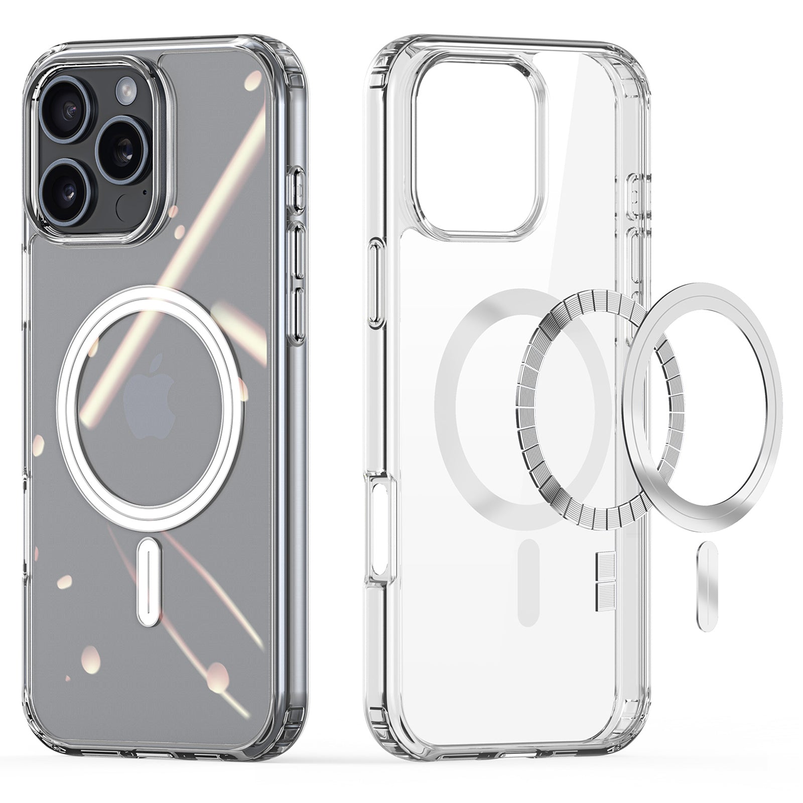 DUX DUCIS Clin Series for iPhone 16 Pro Case Compatible with MagSafe PC+TPU Clear Phone Cover