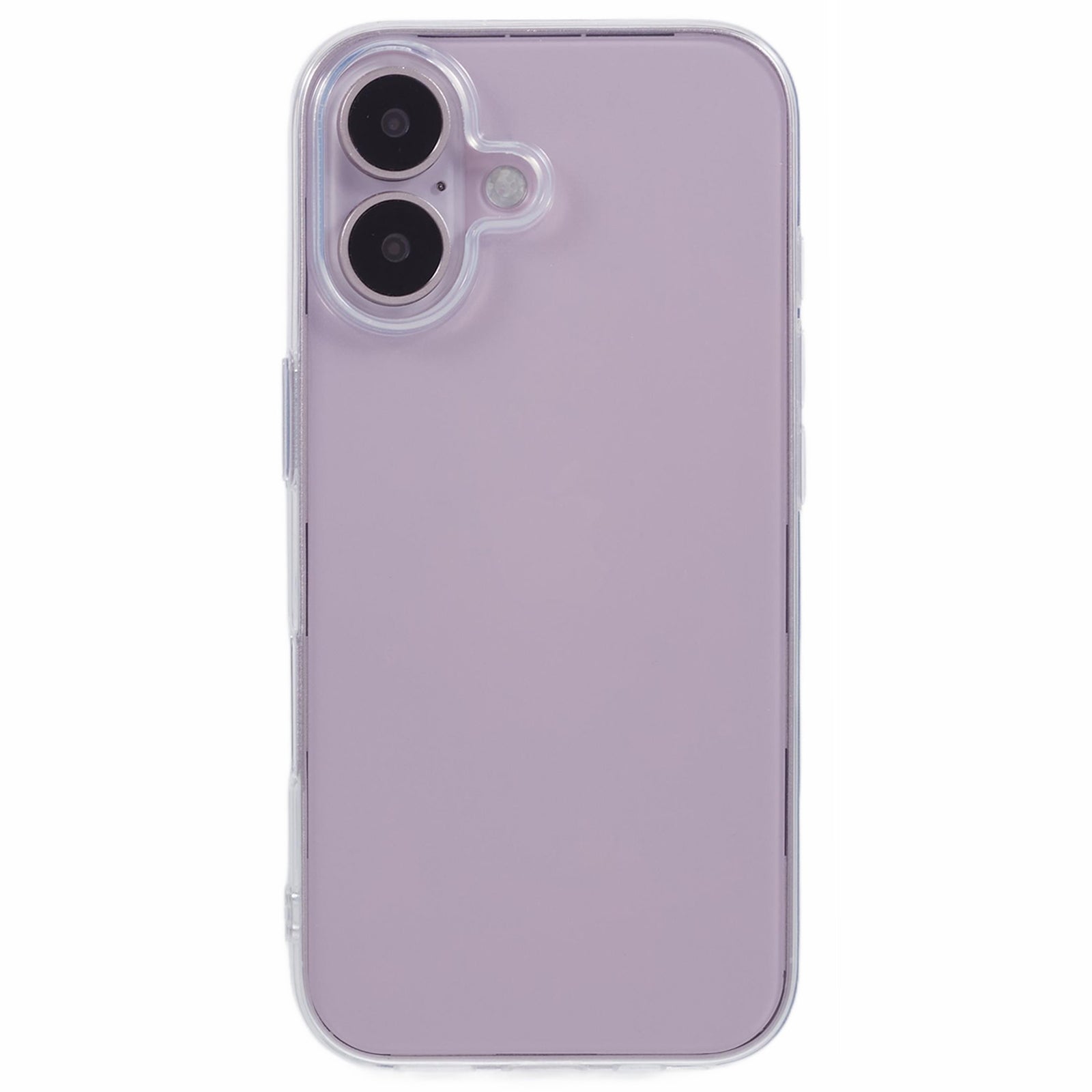 For iPhone 16 Case Anti-Fingerprint High Transparency TPU Phone Cover