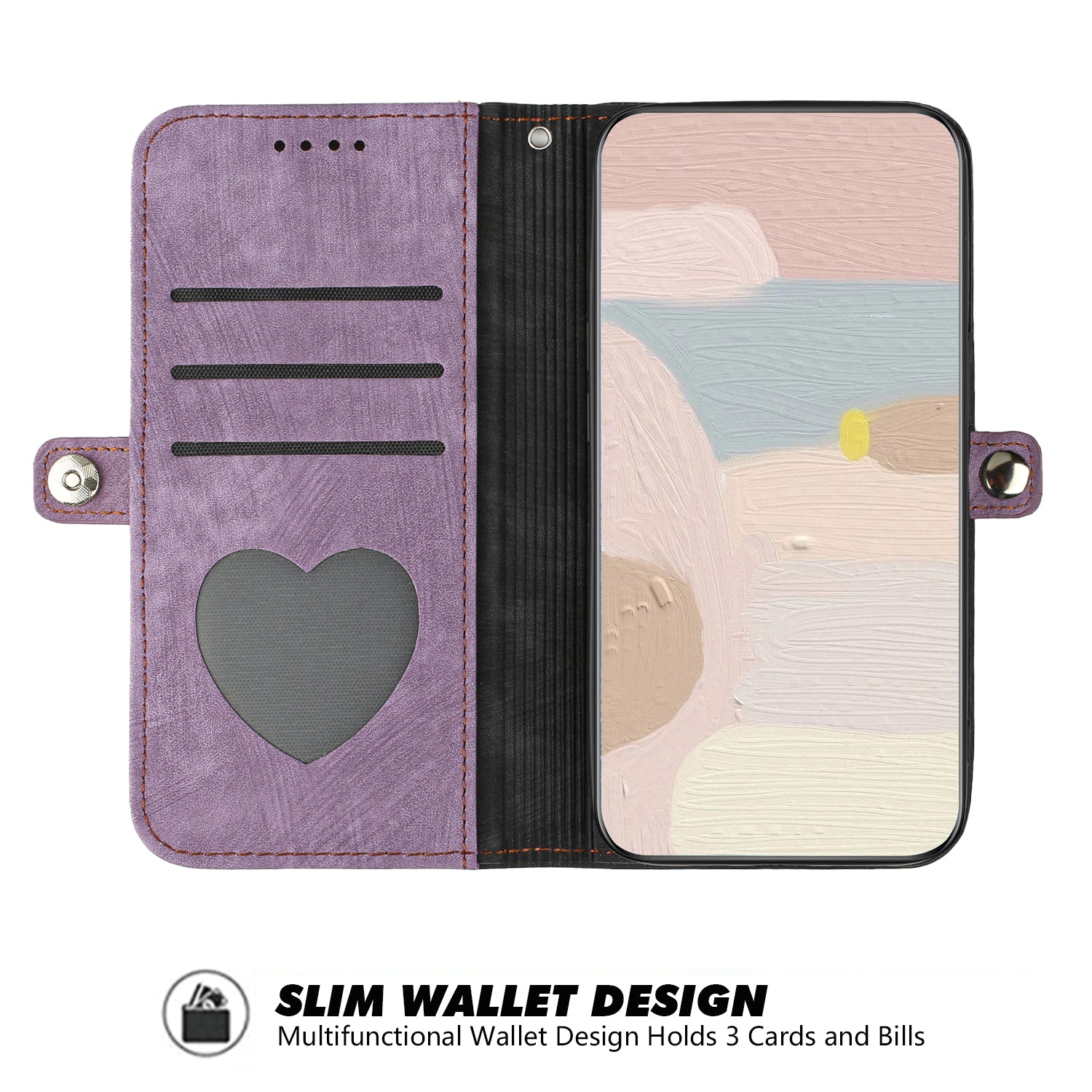 YX0020 For iPhone 16 Plus Case Skin Touch Texture Leather Wallet Phone Cover - Purple