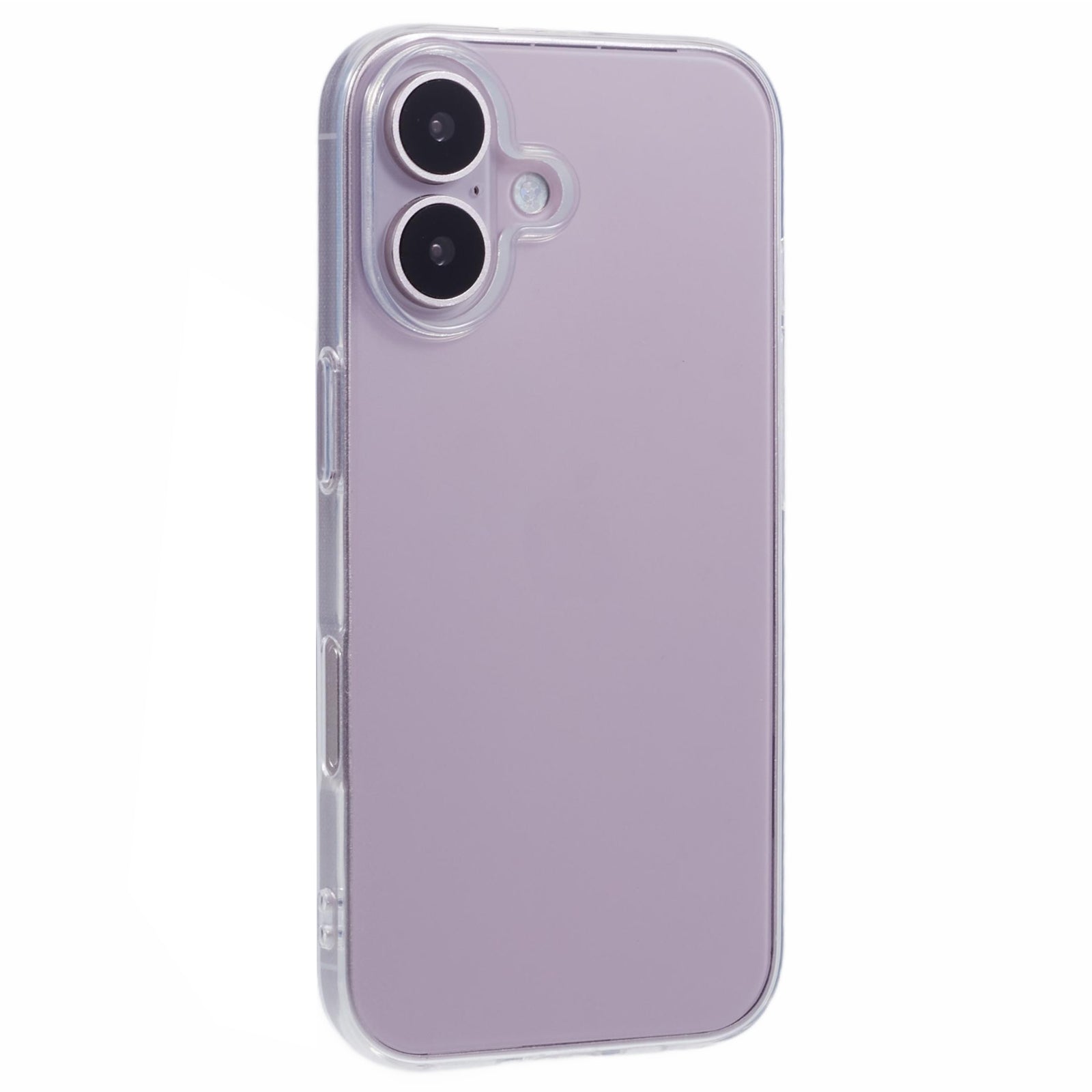 For iPhone 16 Plus Case High Transparency Anti-Fingerprint TPU Phone Cover