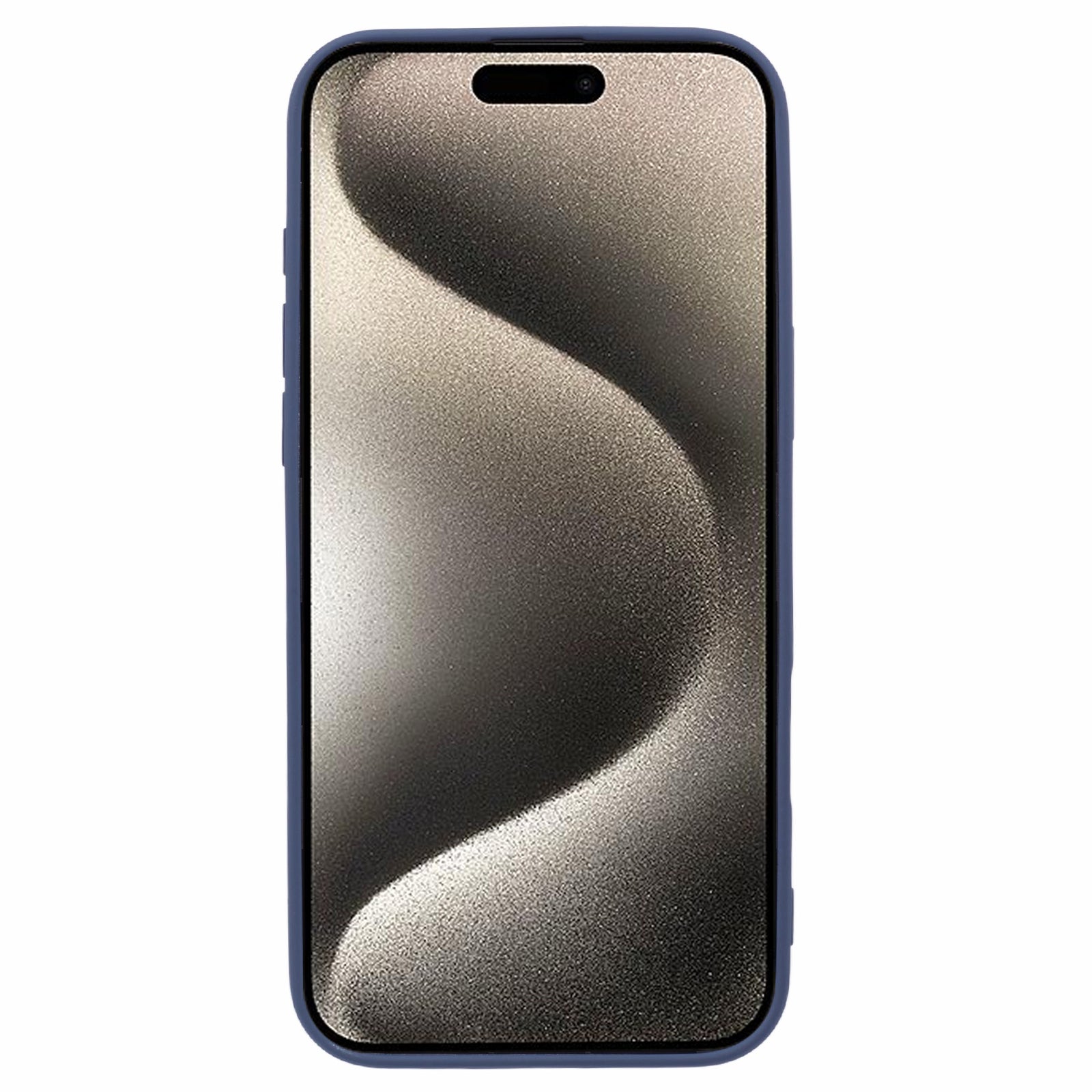 For iPhone 16 Pro Max TPU Case Shockproof Soft TPU Fiber Lining Phone Cover - Sapphire