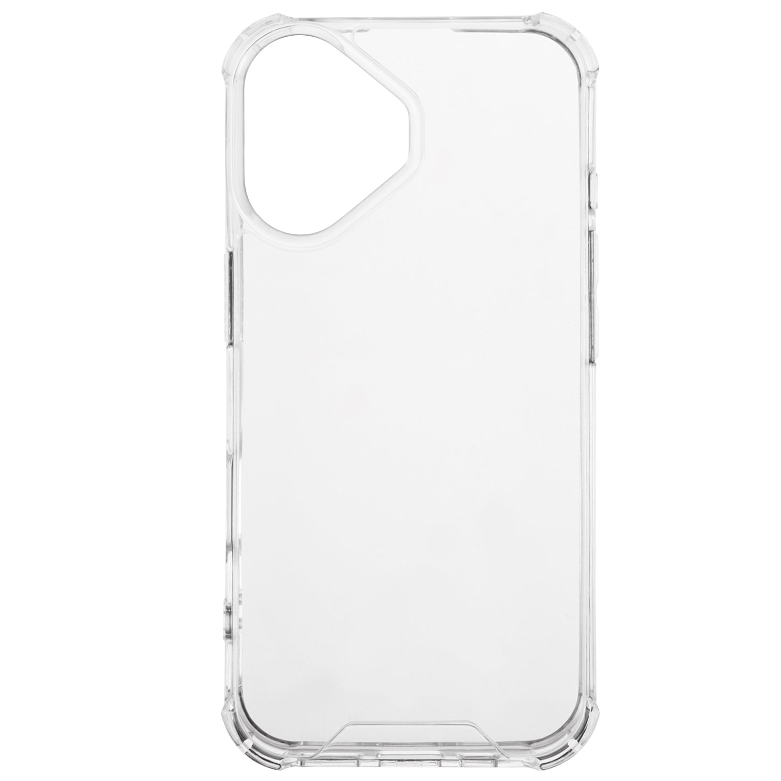 For iPhone 16 Case Acrylic+TPU Phone Case Four Corner Reinforced