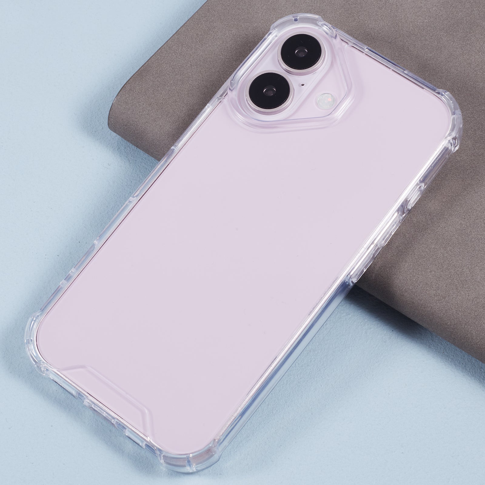 For iPhone 16 Case Acrylic+TPU Phone Case Four Corner Reinforced