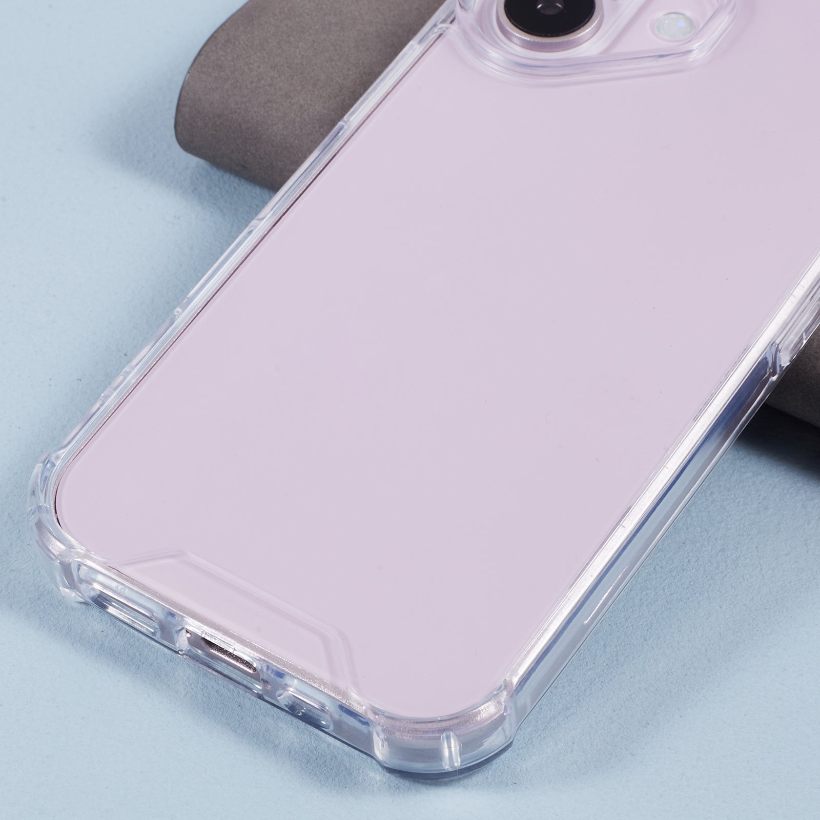 For iPhone 16 Case Acrylic+TPU Phone Case Four Corner Reinforced