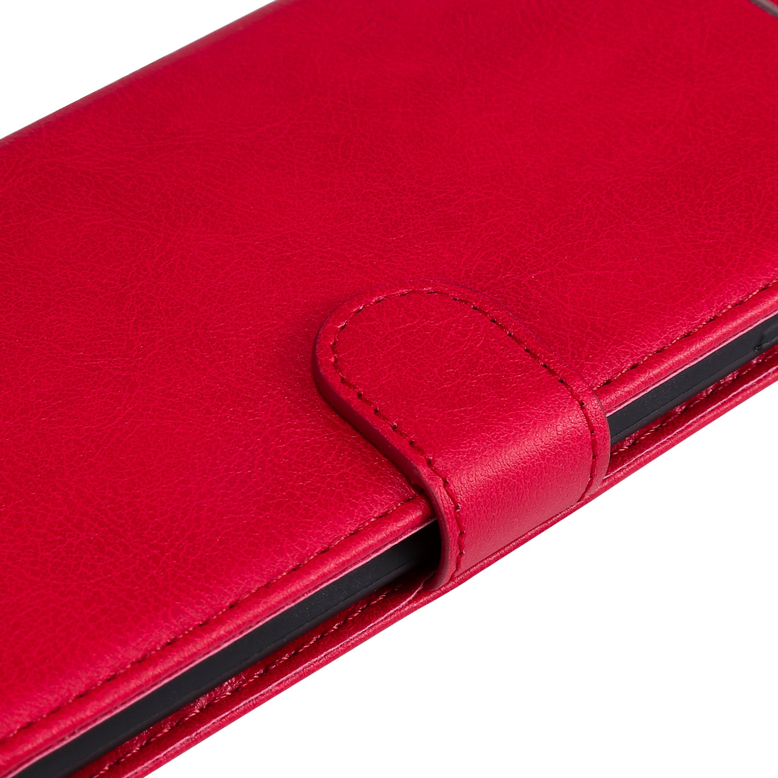 KT Leather Series-2 for vivo S19 5G / V40 5G Case Solid Color Wallet Phone Cover - Red