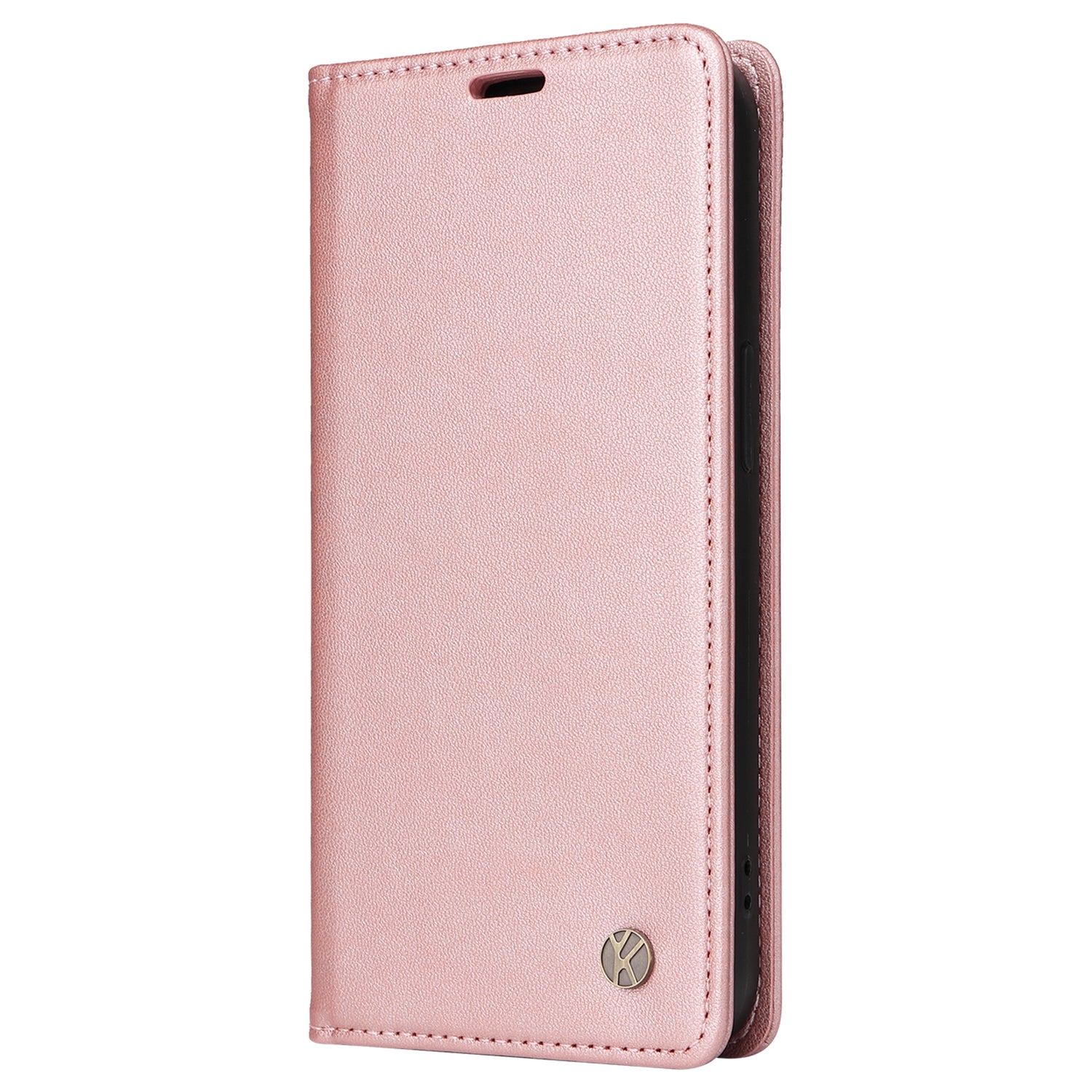 YIKATU YK-001 For vivo S19 5G / V40 5G Case Strong Magnetic Leather Phone Cover - Rose Gold