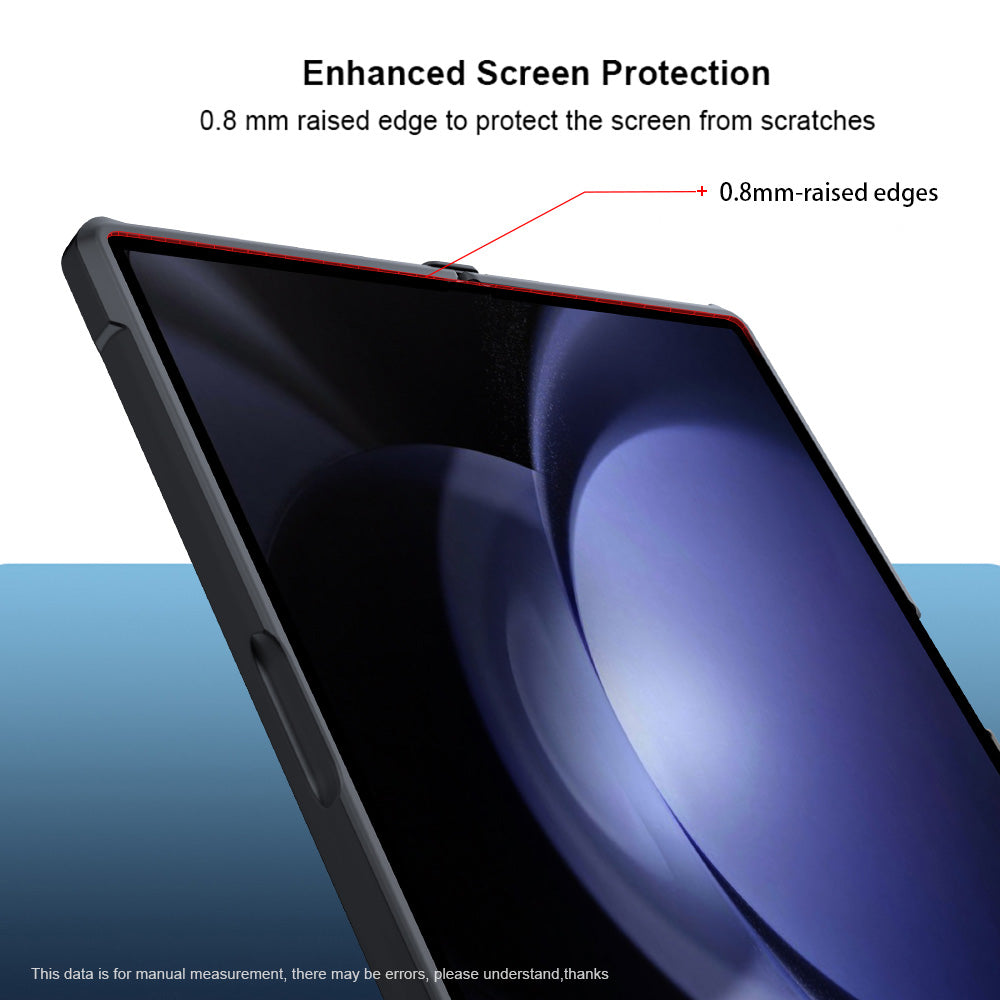 XUNDD For Samsung Galaxy Z Fold6 5G Case TPU+Acrylic  Precise Cutouts Phone Cover with Screen Film / Protective Bar