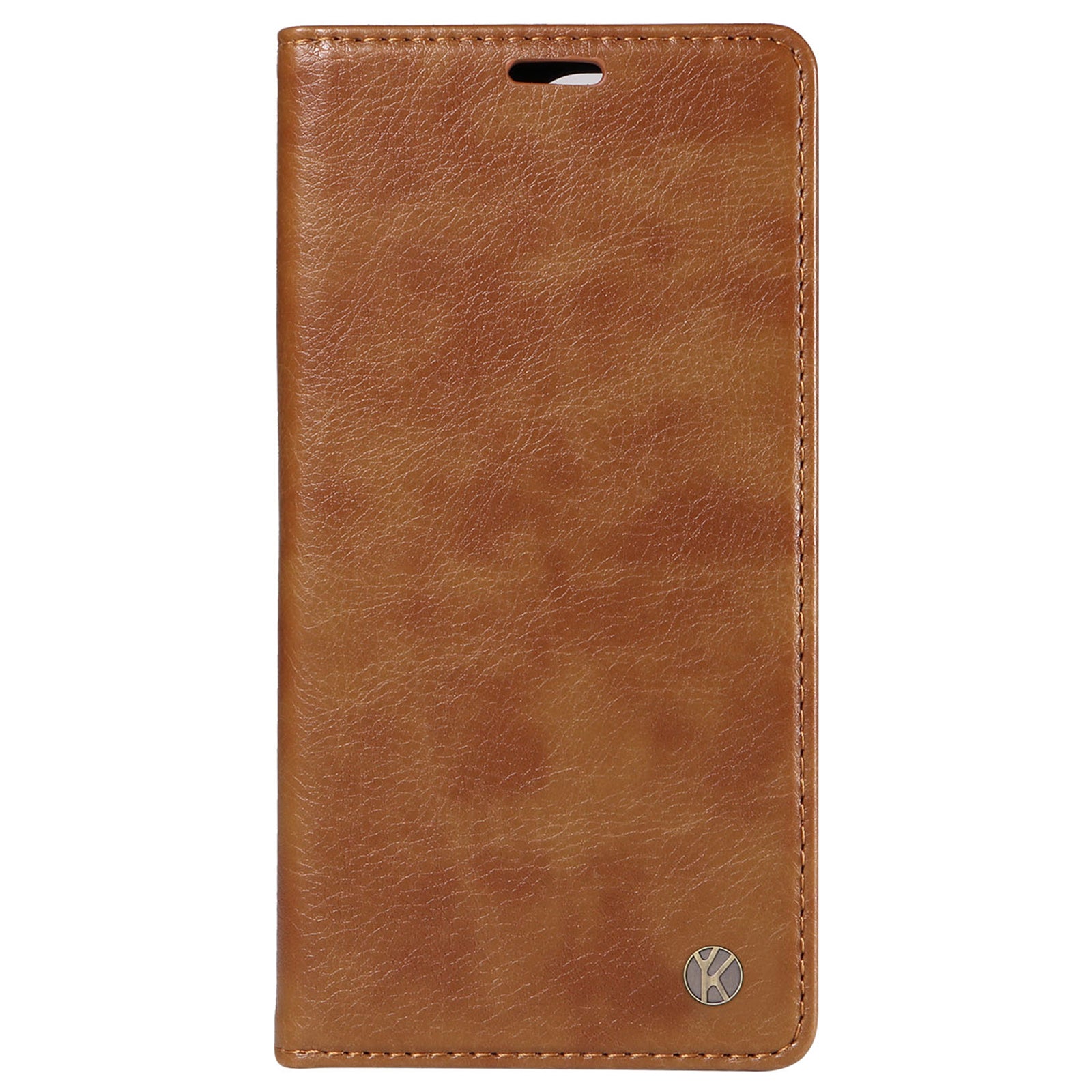 YIKATU YK-006 For vivo S19 5G / V40 5G Wallet Case Litchi Texture Leather Phone Cover - Brown