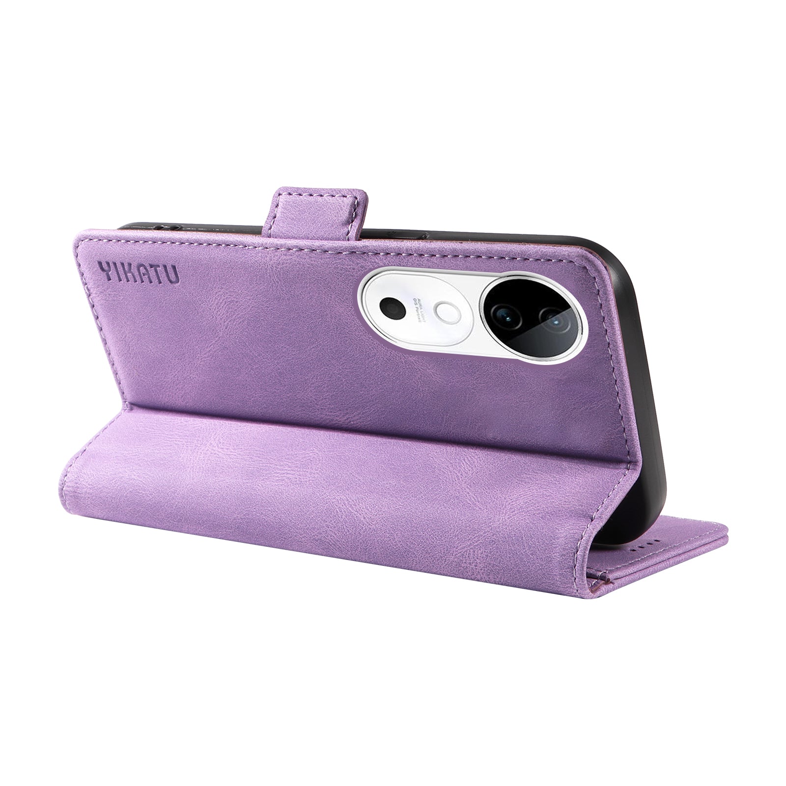 YIKATU YK-005 For vivo S19 5G / V40 5G Leather Phone Case Side Magnetic Clasps - Purple