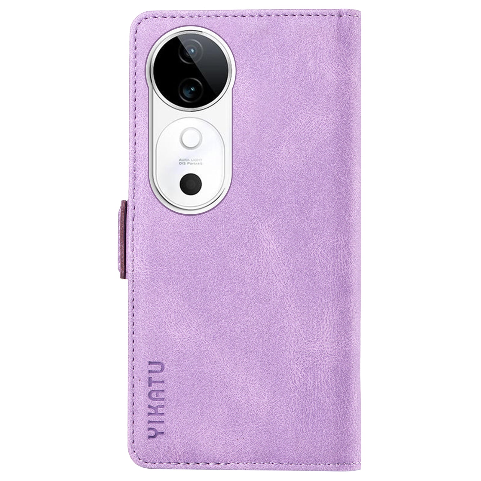 YIKATU YK-005 For vivo S19 5G / V40 5G Leather Phone Case Side Magnetic Clasps - Purple