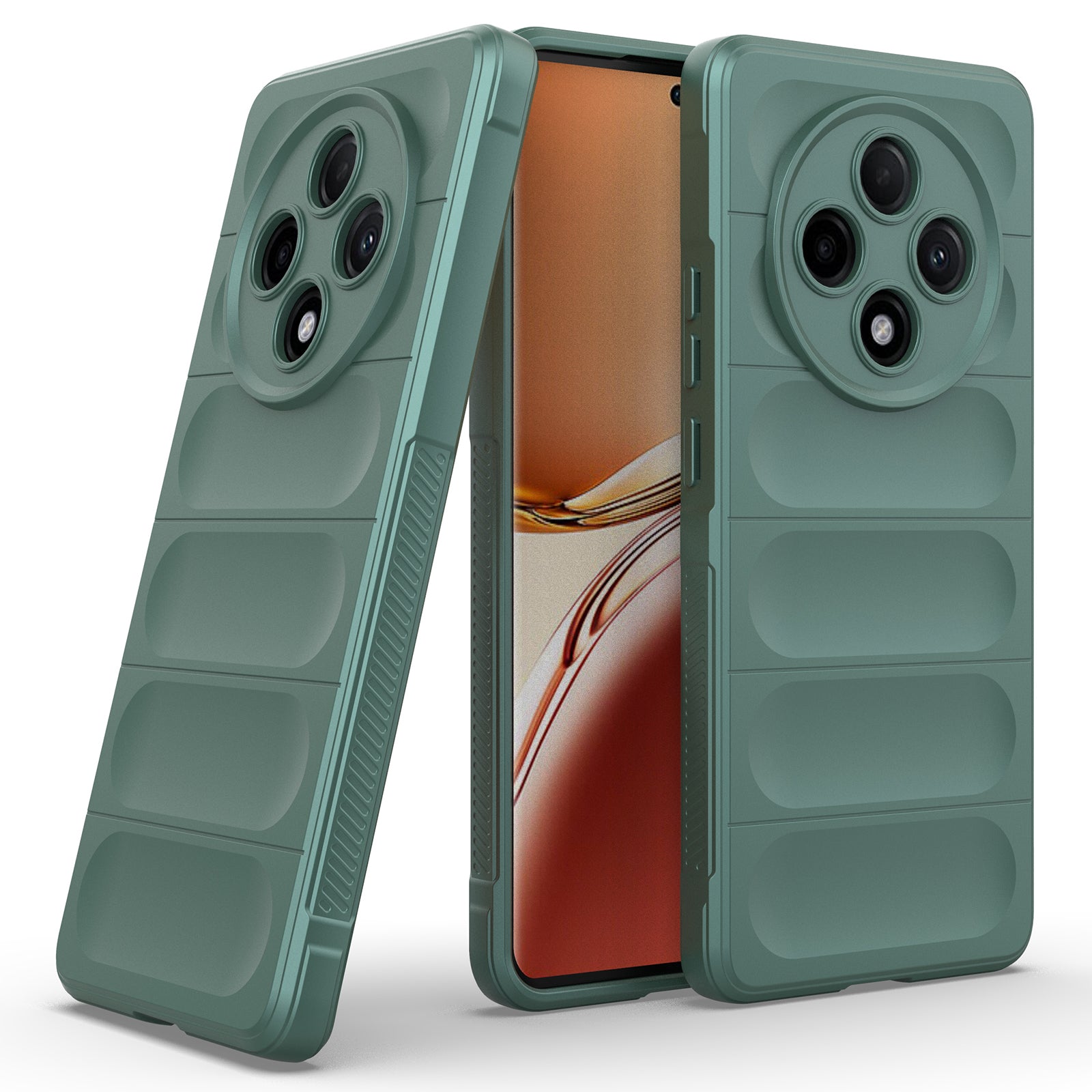 For Oppo F27 Pro+ 5G Case Soft TPU Drop Resistant Phone Cover - Green